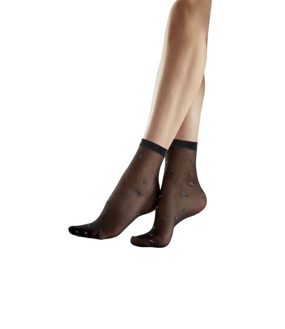 Sparkly Star Mesh damessokjes