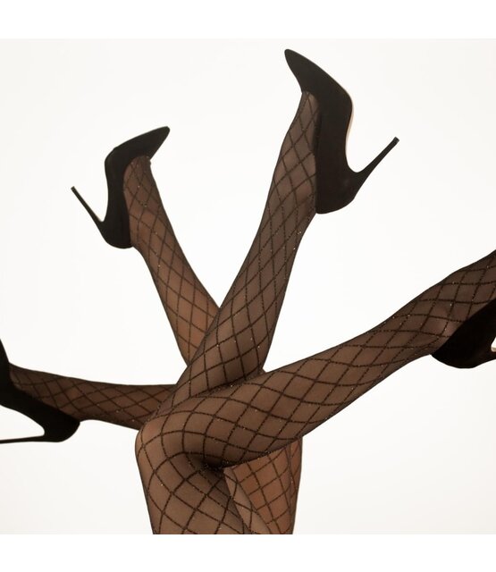 Pretty Polly Sparkle Diamond Mesh panty