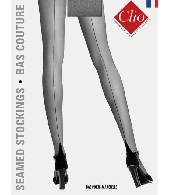 Clio 15D. Backseam Suspender Stockings