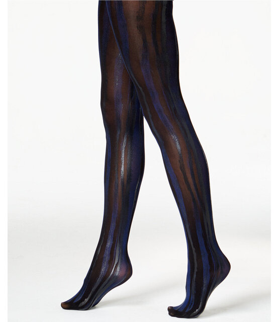 Blue/Black Wet Look panty