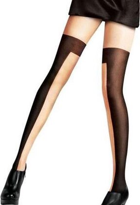 Opaque-Sheer panty