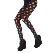 Reverse Polka  zwarte  panty