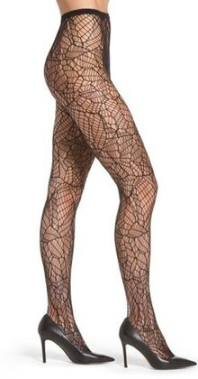 Abstract Net Panty met Spinnenwebmotief