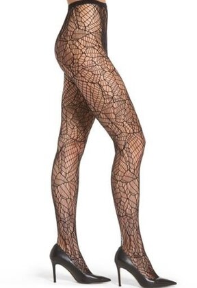 Abstract Net Panty met Spinnenwebmotief