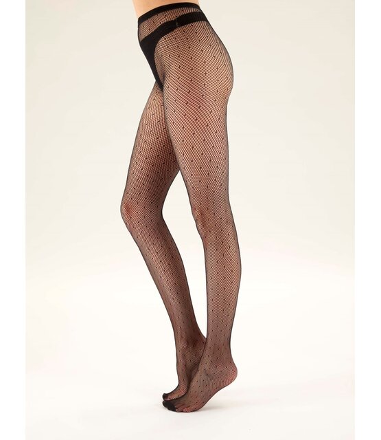 Pretty Polly Spot Net Panty Zwart One Size Pretty Polly Spot Net Panty Zwart One Size