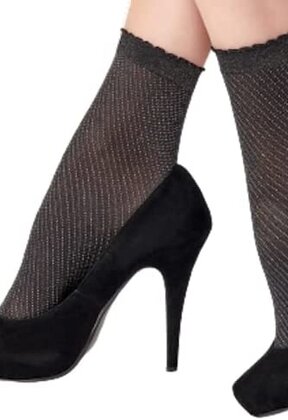 Diagonal Sparkly enkelsokjes met glitter