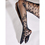 Pretty Polly Pretty Polly Autumn Fall Floral Mesh Panty