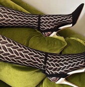 Pretty Polly Leaf Pattern Net Panty