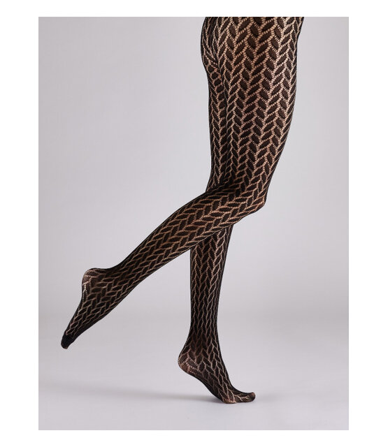 Pretty Polly Leaf Pattern Net Panty