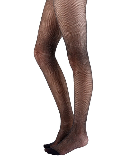 Pretty Polly Sparkle Panty - Zwart/Zilver