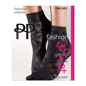 Pretty Polly Floral Lace enkelsokje