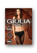 Giulia Impresso 40 denier Gladde opaque panty met kanten boord