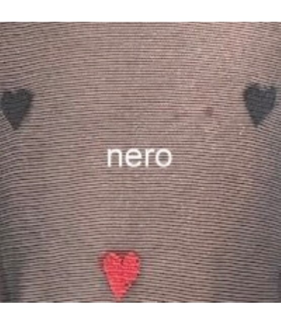 Giulia Intimo Fashion 20 Denier Open Kruis  Strip Panty met hartjes Giulia Intimo Fashion 20 Denier Open Kruis  Strip Panty met hartjes