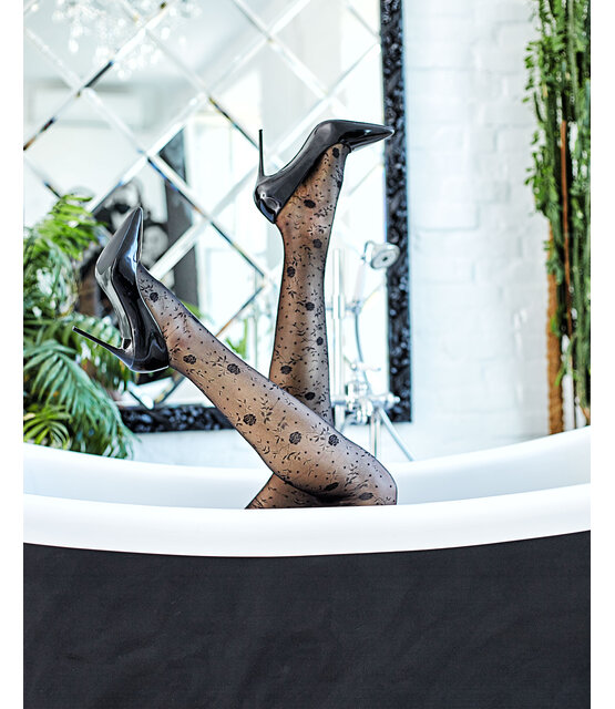 Giulia Flore 20 Calza Stay Ups – Fantasy Bloemmotief Giulia Flore 20 Calza Stay Ups – Fantasy Bloemmotief