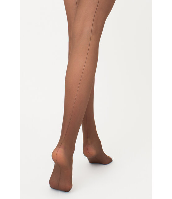 Giulia Chic Bikini 20 denier Glans Panty met naad Giulia Chic Bikini 20 denier Glans Panty met naad