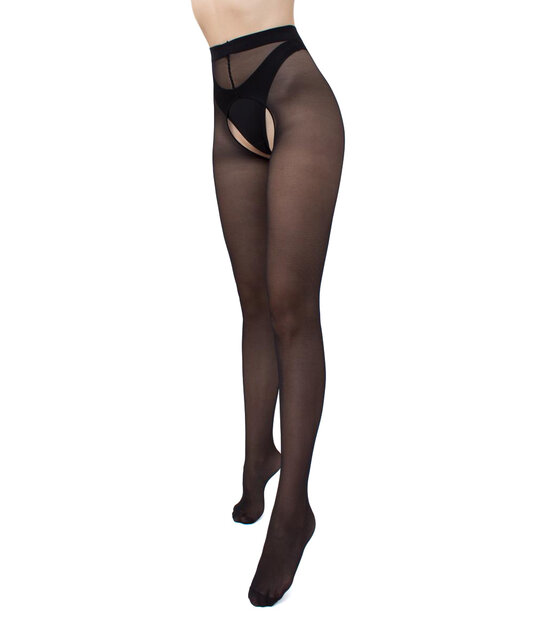 Giulia Intimo Favor Open Kruis Panty 40 Denier Giulia Intimo Favor Open Kruis Panty 40 Denier