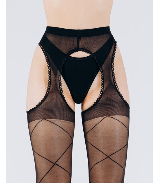 Giulia Panty Open Kruis Love Desire 20 Denier