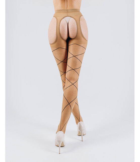 Giulia Panty Open Kruis Love Desire 20 Denier