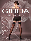 Giulia Chic Calze 20 Denier Hold Ups met Naad