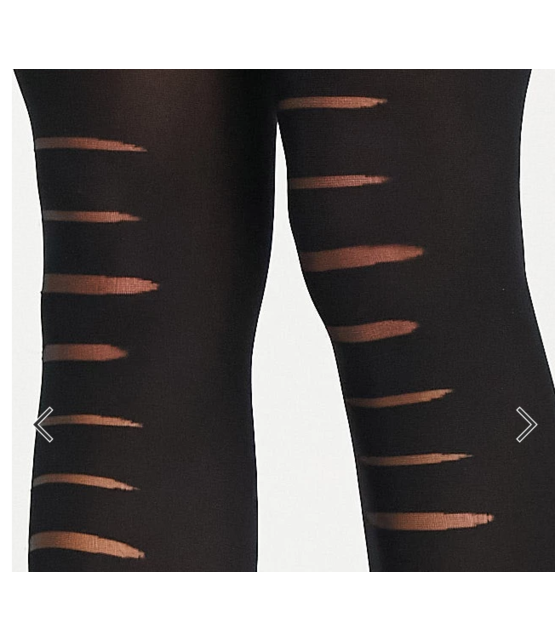 Pretty  Polly - fashion  panty met open gesneden effect in zwart Pretty  Polly - fashion  panty met open gesneden effect in zwart