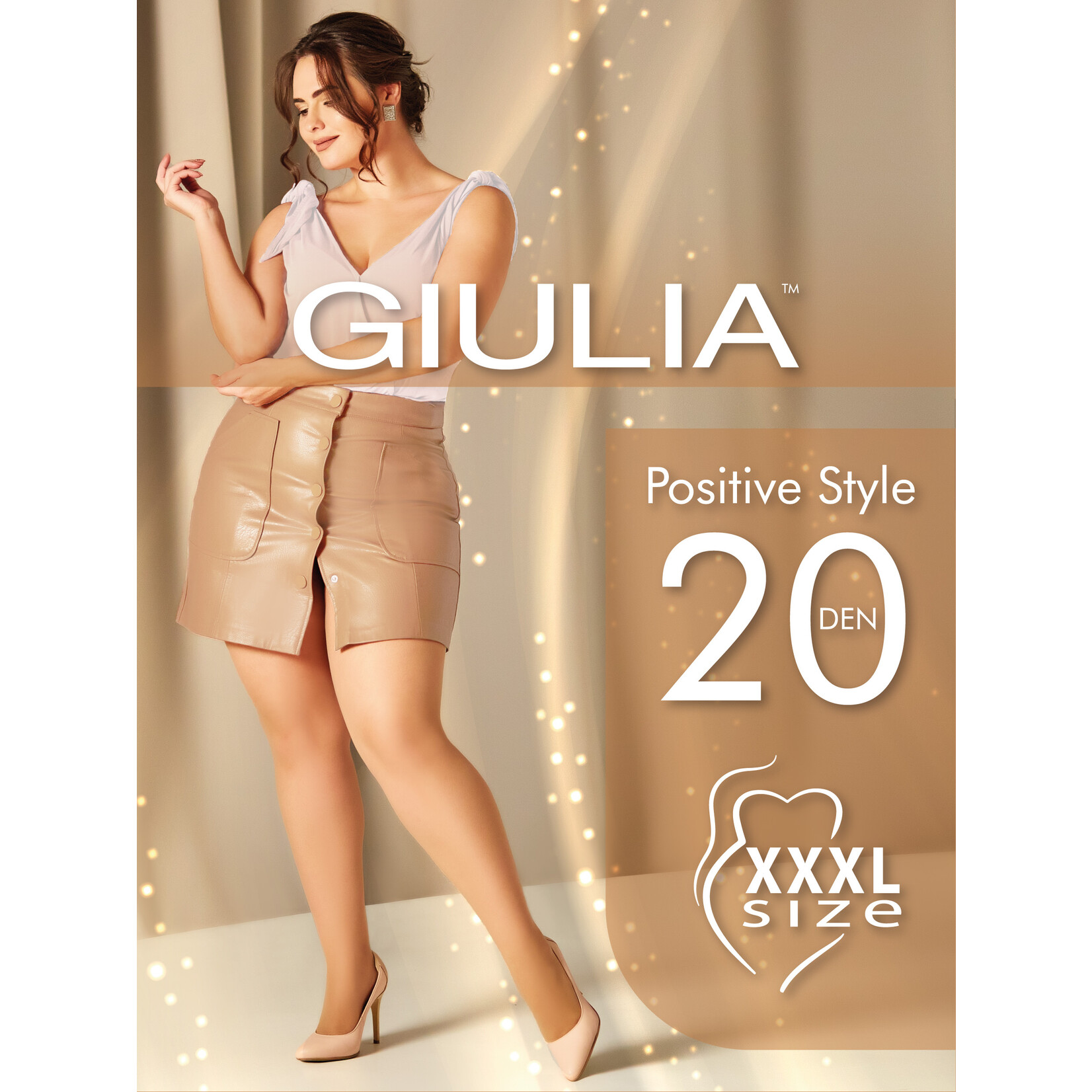 Giulia Giulia Positive Style 20 Grote maten Panty's