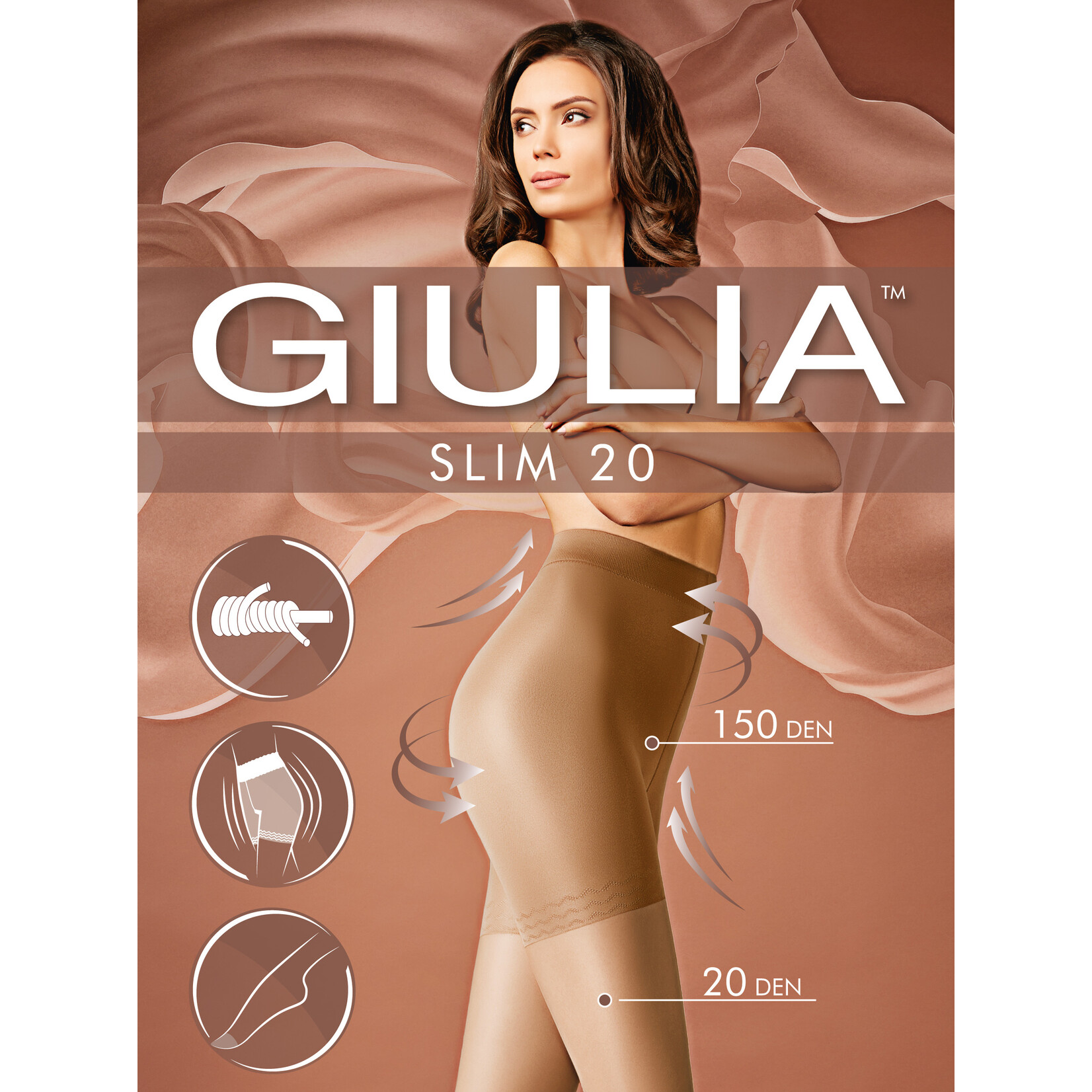 Giulia Giulia   panty In Shape corrigerend 20 denier Slim 20