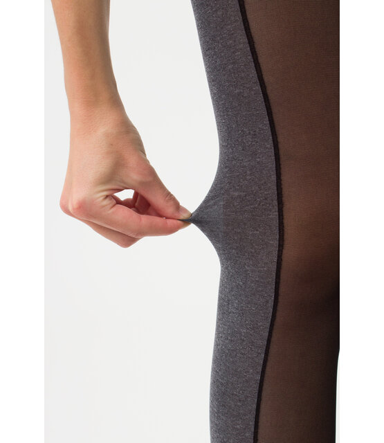 Panty Miracle 40 denier in tweekleurig patroon Panty Miracle 40 denier in tweekleurig patroon