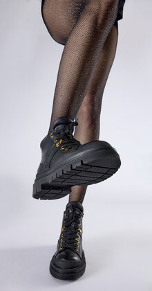 Silver Dot Fashion Fishnet Panty