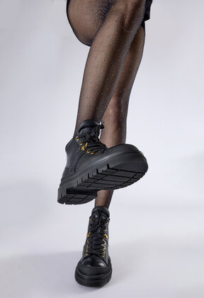 Silver Dot Fashion Fishnet Panty