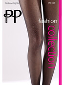 Pretty Polly Embellished fine Fishnet Panty met zilvere stippen