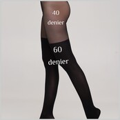 Pari  60 (model 16) 60/40 Denier zwarte panty