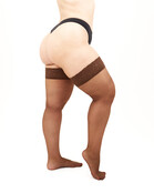 Giulia Positive 20 Den. Hold Ups met Kanten Boord in 3XL en 4XL