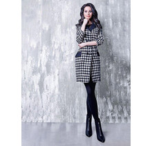 Giulia Lucky Cotton Panty – 200 Denier | Zwart