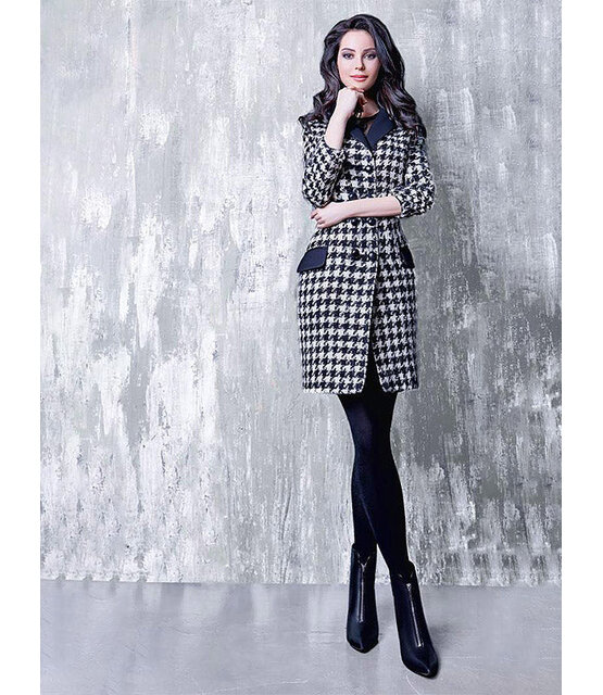 Giulia Lucky Cotton Panty – 200 Denier | Zwart