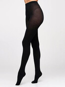 Giulia Lucky Cotton Panty – 200 Denier | Zwart