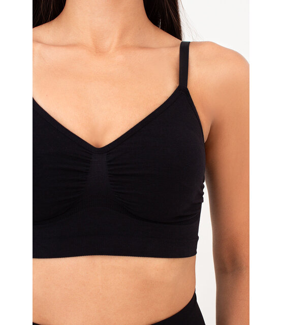 Naadloze top met licht corrigerend effect