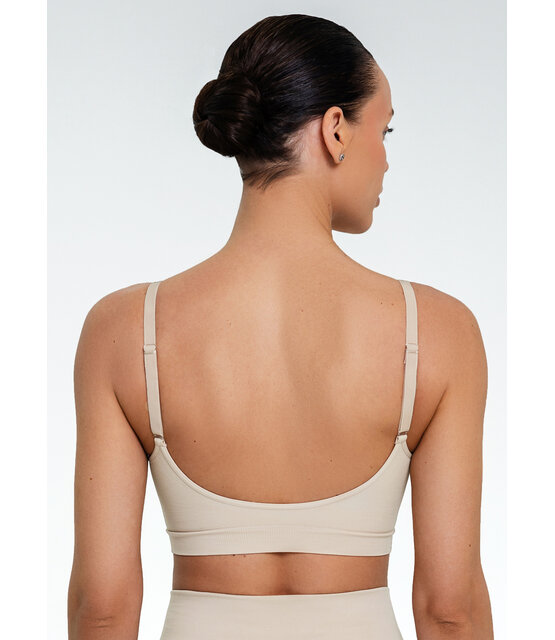 Naadloze top met licht corrigerend effect
