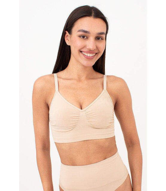 Naadloze top met licht corrigerend effect