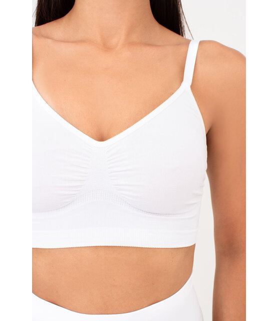 Naadloze top met licht corrigerend effect