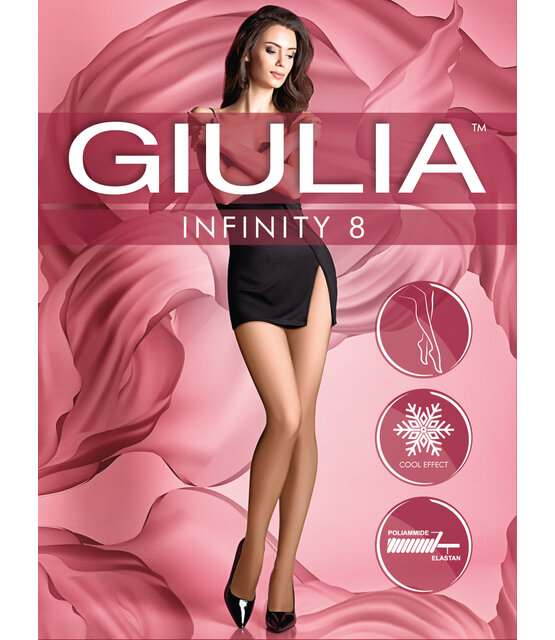 Giulia - Infinity 8 denier  Super dunne zomer panty met koeleffect