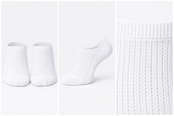 Giulia Footies 100 Katoenen Voetjes met Antislip voor Dames en Heren – 2 Paar