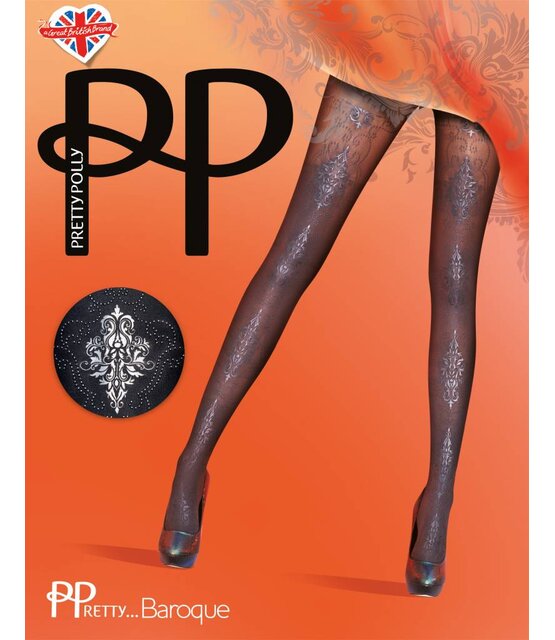 Pretty Polly Baroque Print  Panty Pretty Polly Baroque Print  Panty