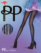 Blue/Black Wet Look panty