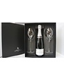 Luxe geschenkdoos Champagne Lacourte-Godbillon met 2 Lehmann glazen