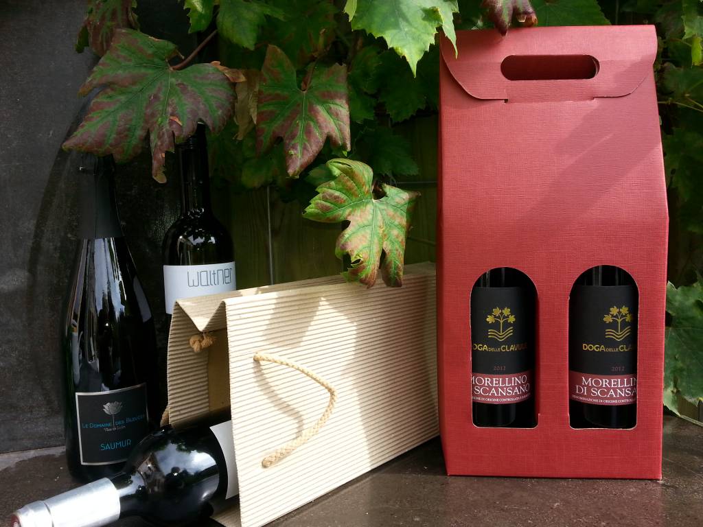 Carton winebox for 2 bottles