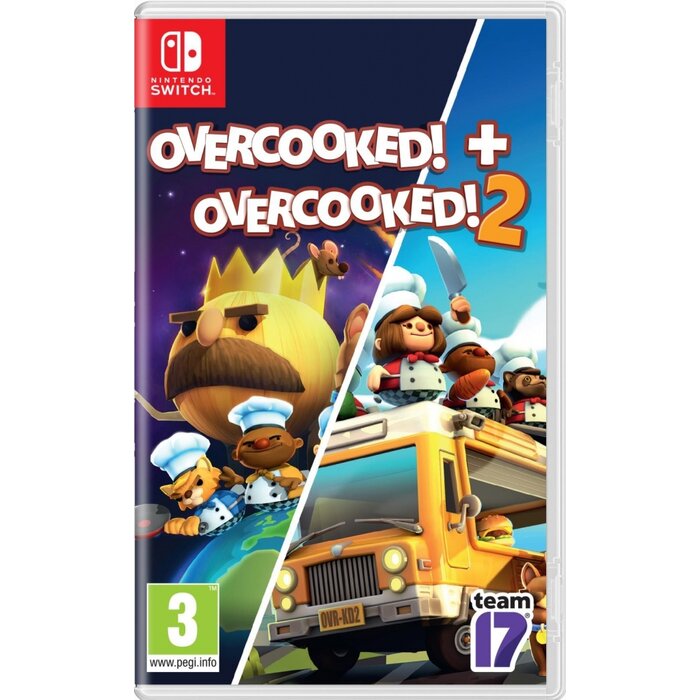 Team17 Nintendo Switch Overcooked! 1 & 2 Double Pack
