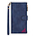 iPhone 13 Pro Max hoesje - Bookcase - Patroon - Pasjeshouder - Portemonnee - Kunstleer - Blauw