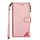 iPhone 13 Pro hoesje - Bookcase - Patroon - Pasjeshouder - Portemonnee - Kunstleer - Roze