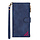 iPhone 13 Pro hoesje - Bookcase - Patroon - Pasjeshouder - Portemonnee - Kunstleer - Blauw