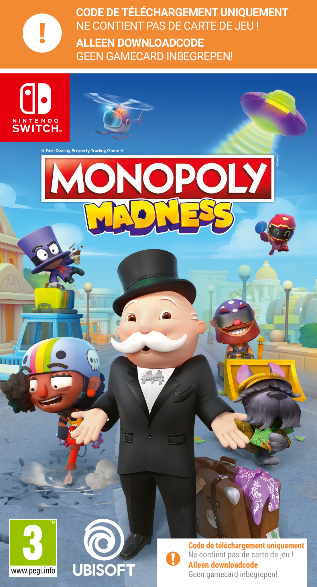 Nintendo Switch Monopoly Madness (Code in Box) afbeelding